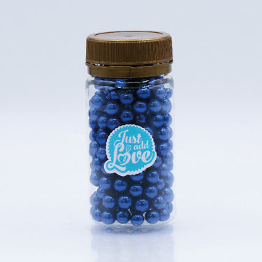 Pérolas Metalizadas Azul 7mm - 65g